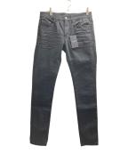Saint Laurent Parisサンローランパリ）の古着「D02 デニムパンツ」｜ブラック