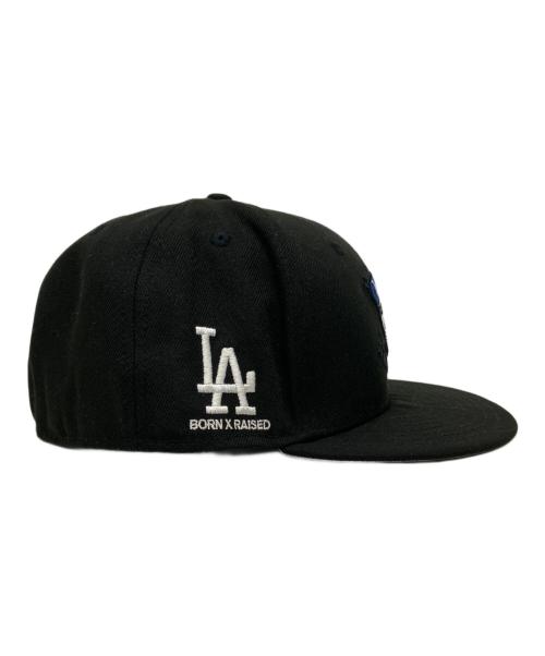 New Era（ニューエラ）New Era (ニューエラ) BORN X RAISED (ボーン レイズド) Mr.Cartoon (ミスターカートゥーン) キャップ ブラックの古着・服飾アイテム