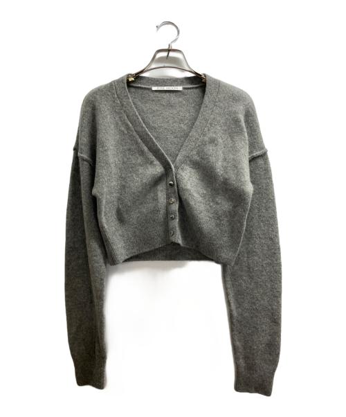 JOSEMOON（ジョゼムーン）JOSEMOON (ジョゼムーン) ENSEMBLE KNIT CARDIGAN グレー サイズ:freeの古着・服飾アイテム