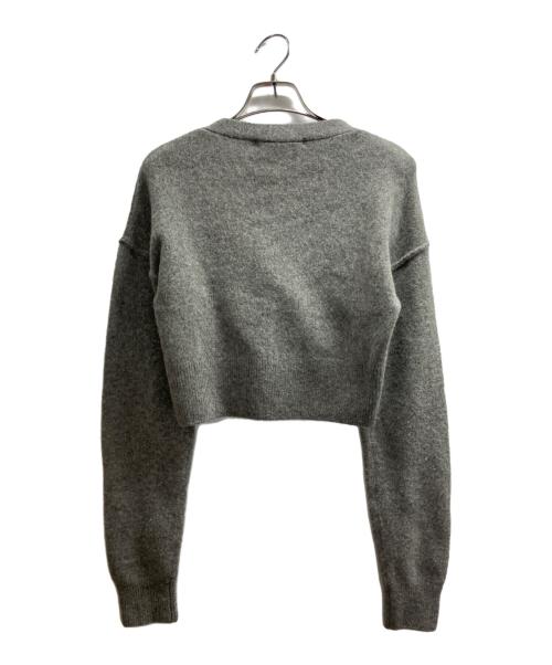 JOSEMOON（ジョゼムーン）JOSEMOON (ジョゼムーン) ENSEMBLE KNIT CARDIGAN グレー サイズ:freeの古着・服飾アイテム