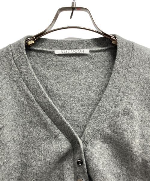 JOSEMOON（ジョゼムーン）JOSEMOON (ジョゼムーン) ENSEMBLE KNIT CARDIGAN グレー サイズ:freeの古着・服飾アイテム