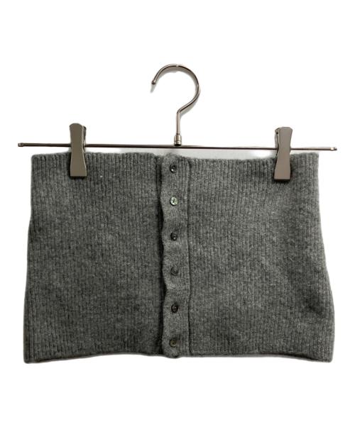 JOSEMOON（ジョゼムーン）JOSEMOON (ジョゼムーン) ENSEMBLE KNIT CARDIGAN グレー サイズ:freeの古着・服飾アイテム