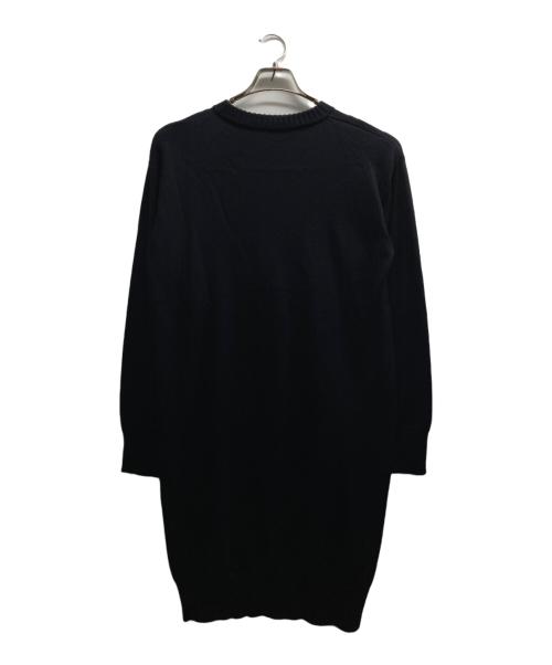 Max Mara Studio（マックスマーラ ストゥディオ）MAX MARA STUDIO (マックスマーラ ストゥディオ) アンカーモチーフニットワンピース ネイビー サイズ:Mの古着・服飾アイテム