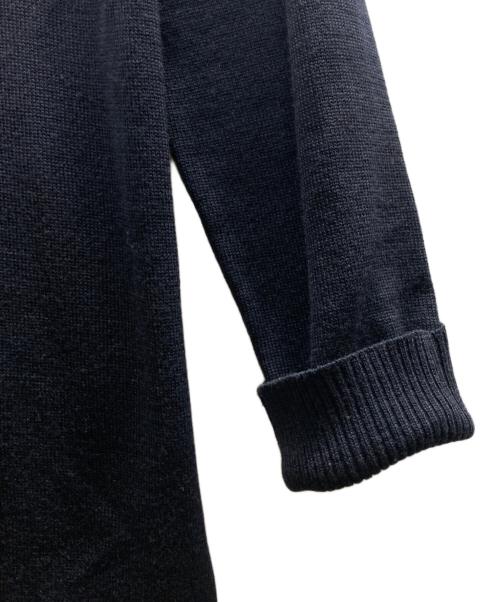 Max Mara Studio（マックスマーラ ストゥディオ）MAX MARA STUDIO (マックスマーラ ストゥディオ) アンカーモチーフニットワンピース ネイビー サイズ:Mの古着・服飾アイテム