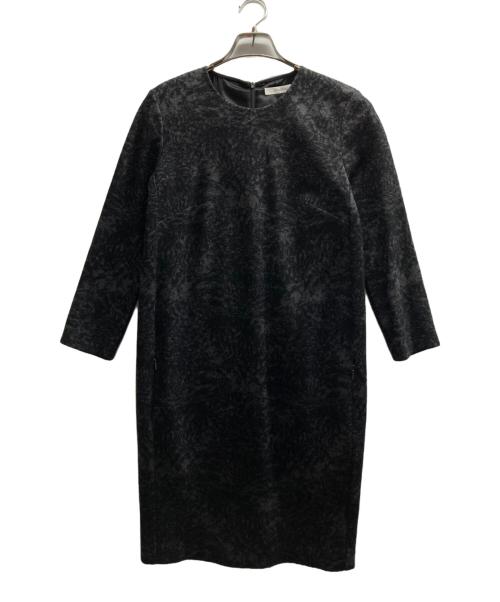 MaxMara（マックスマーラ）MaxMara (マックスマーラ) コットンウールワンピース グレー サイズ:40の古着・服飾アイテム