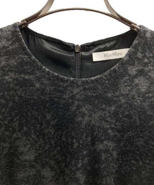 MaxMara（マックスマーラ）MaxMara (マックスマーラ) コットンウールワンピース グレー サイズ:40の古着・服飾アイテム