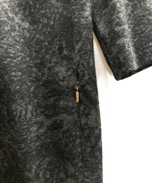 MaxMara（マックスマーラ）MaxMara (マックスマーラ) コットンウールワンピース グレー サイズ:40の古着・服飾アイテム