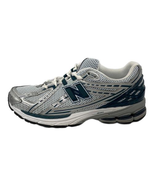 NEW BALANCE（ニューバランス）NEW BALANCE (ニューバランス) ローカットスニーカー グレー×グリーン サイズ:29cmの古着・服飾アイテム