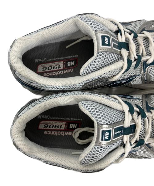 NEW BALANCE（ニューバランス）NEW BALANCE (ニューバランス) ローカットスニーカー グレー×グリーン サイズ:29cmの古着・服飾アイテム