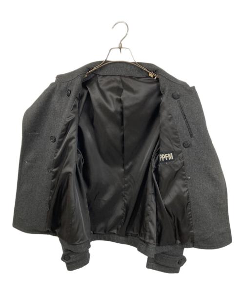PPFM（ピーピーエフエム）PPFM (ピーピーエフエム) ナポレオンジャケット ブラック サイズ:Ⅼの古着・服飾アイテム