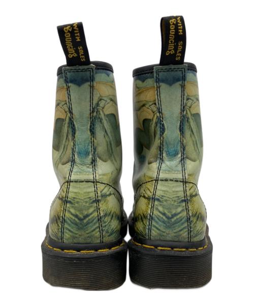 Dr.Martens（ドクターマーチン）Dr.Martens (ドクターマーチン) TATE BRITAIN (テートブリテン) コラボ8ホールブーツ ブルー×グリーン サイズ:UK5の古着・服飾アイテム