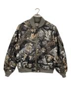 A BATHING APEアベイシングエイプ）の古着「TREE EDGE CAMO BOMBER JACKET」｜グレー