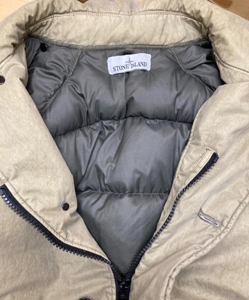 STONE ISLAND（ストーンアイランド）STONE ISLAND (ストーンアイランド) ダウンコート カーキ サイズ:Lの古着・服飾アイテム