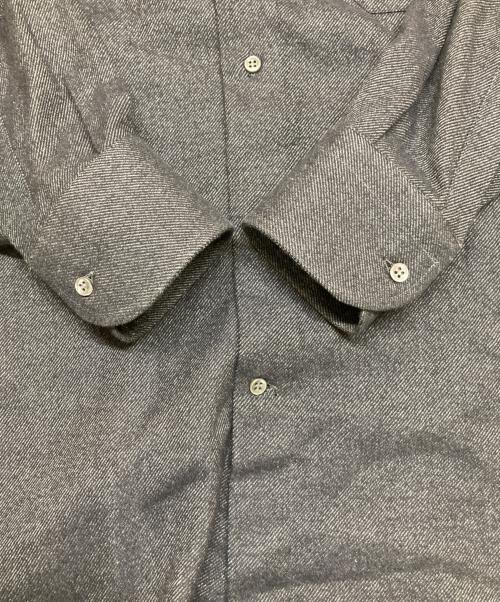 FENDI（フェンディ）FENDI (フェンディ) ヘリンボーンボタンダウンシャツ グレー サイズ:15 1/2の古着・服飾アイテム