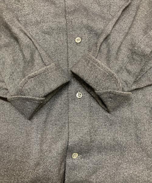 FENDI（フェンディ）FENDI (フェンディ) ヘリンボーンボタンダウンシャツ グレー サイズ:15 1/2の古着・服飾アイテム