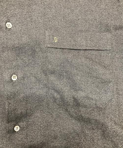 FENDI（フェンディ）FENDI (フェンディ) ヘリンボーンボタンダウンシャツ グレー サイズ:15 1/2の古着・服飾アイテム