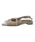 Her lip to (ハーリップトゥ) Tweed Slingback Flats ピンク サイズ:38：6000円
