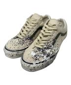VANSヴァンズ）の古着「ペイントローカットスニーカー」｜アイボリー