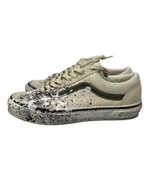 VANS（ヴァンズ）VANS (ヴァンズ) ペイントローカットスニーカー アイボリー サイズ:27cmの古着・服飾アイテム