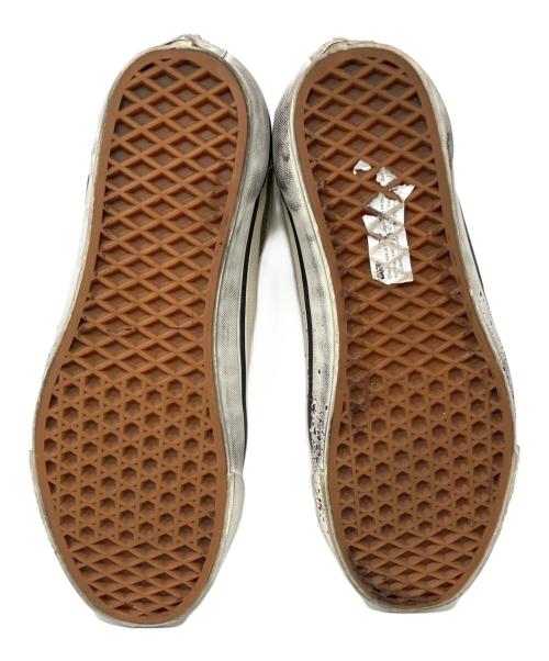 VANS（ヴァンズ）VANS (ヴァンズ) ペイントローカットスニーカー アイボリー サイズ:27cmの古着・服飾アイテム