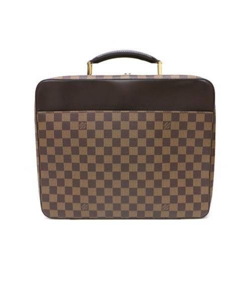 LOUIS VUITTON（ルイ ヴィトン）LOUIS VUITTON (ルイ・ヴィトン) ポルト オルディナトゥール・サバナ ブラウン ダミエ N53355 MB0033の古着・服飾アイテム