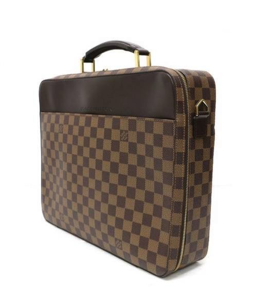 LOUIS VUITTON（ルイ ヴィトン）LOUIS VUITTON (ルイ・ヴィトン) ポルト オルディナトゥール・サバナ ブラウン ダミエ N53355 MB0033の古着・服飾アイテム