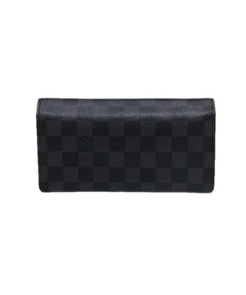 LOUIS VUITTON（ルイ ヴィトン）LOUIS VUITTON (ルイヴィトン) ポルトフォイユ・ブラザ ブラック サイズ:- ダミエ・グラフィット N62665 TA0184の古着・服飾アイテム