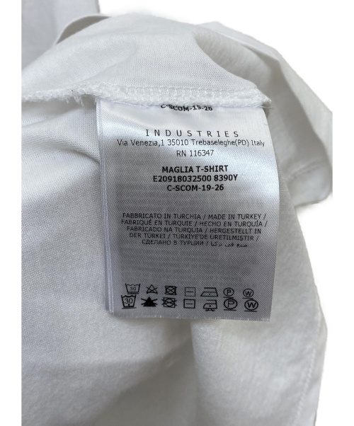 MONCLER（モンクレール）MONCLER (モンクレール) ロゴワッペンTシャツ ホワイト サイズ:3XLの古着・服飾アイテム