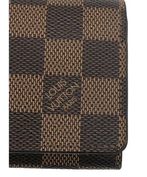LOUIS VUITTON（ルイ ヴィトン）LOUIS VUITTON (ルイヴィトン) アンヴェロップ・カルト・ドゥ・ヴィジット サイズ:- ダミエ N62920 CA2116の古着・服飾アイテム