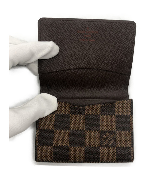LOUIS VUITTON（ルイ ヴィトン）LOUIS VUITTON (ルイヴィトン) アンヴェロップ・カルト・ドゥ・ヴィジット サイズ:- ダミエ N62920 CA2116の古着・服飾アイテム