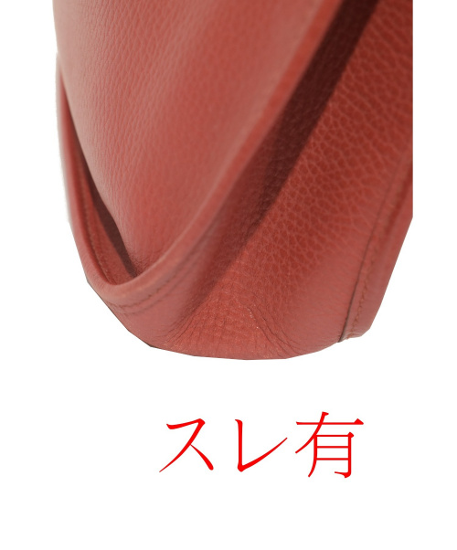 HERMES（エルメス）HERMES (エルメス) エブリンMM レッド □B刻印の古着・服飾アイテム