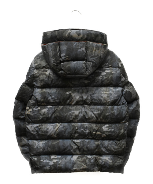 MONCLER（モンクレール）MONCLER (モンクレール) カモ柄ダウンジャケット グレー サイズ:KIDS 14の古着・服飾アイテム