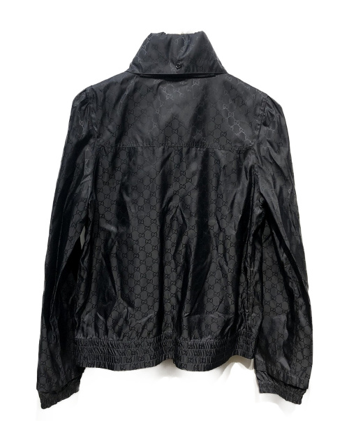 GUCCI（グッチ）GUCCI (グッチ) GGナイロンブルゾン ブラック サイズ:SIZE Mの古着・服飾アイテム