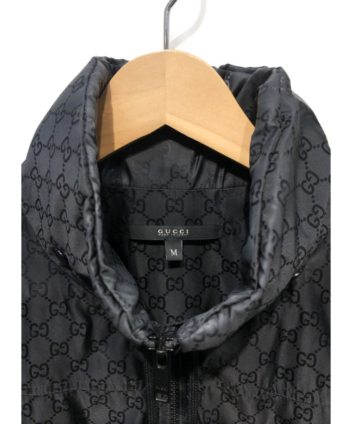 GUCCI（グッチ）GUCCI (グッチ) GGナイロンブルゾン ブラック サイズ:SIZE Mの古着・服飾アイテム