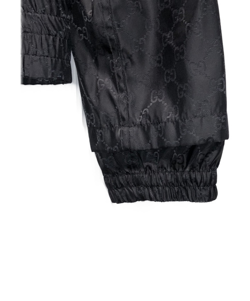 GUCCI（グッチ）GUCCI (グッチ) GGナイロンブルゾン ブラック サイズ:SIZE Mの古着・服飾アイテム