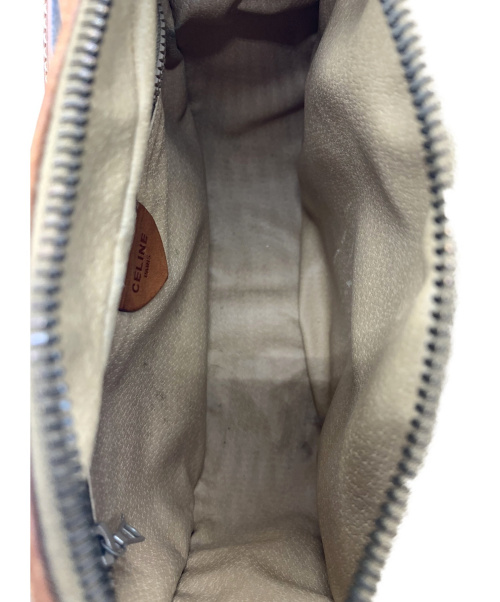 CELINE（セリーヌ）CELINE (セリーヌ) 【OLD】マカダム柄ショルダーバッグ ブラウン サイズ:表記なしの古着・服飾アイテム