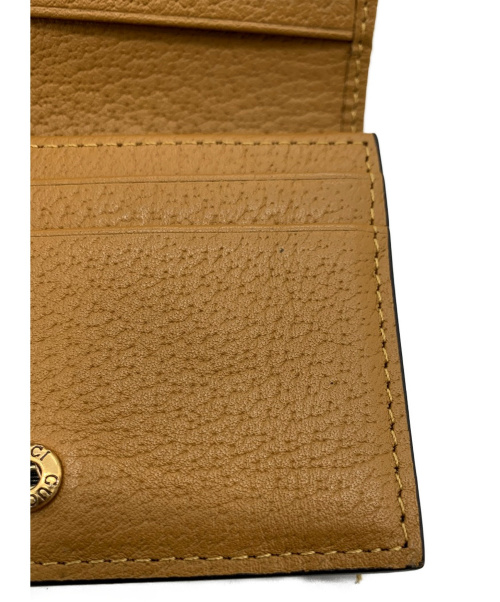 GUCCI（グッチ）GUCCI (グッチ) 2つ折り財布 ベージュ 602534 188633の古着・服飾アイテム