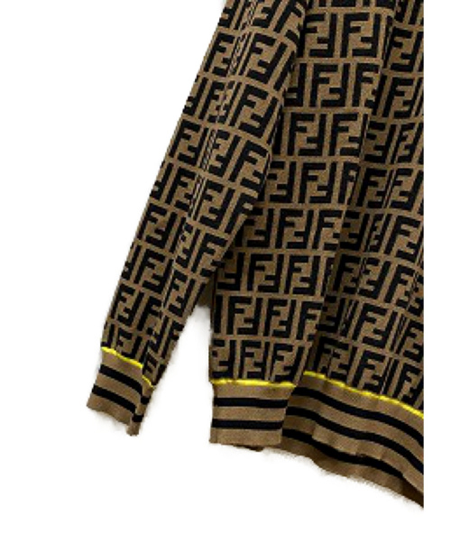 FENDI（フェンディ）FENDI (フェンディ) クルーネックセーター ベージュ サイズ:52(下記参照)の古着・服飾アイテム