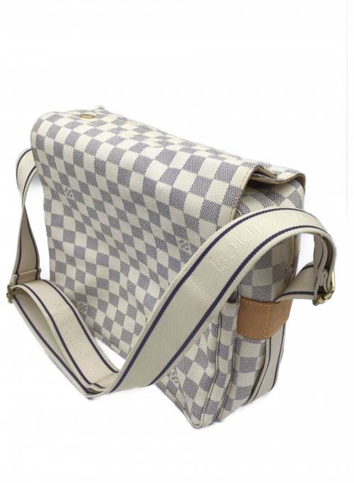 LOUIS VUITTON（ルイ ヴィトン）LOUIS VUITTON (ルイ・ヴィトン) ナヴィグリオ ホワイト×グレー N51189 SR0088の古着・服飾アイテム