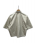 JIL SANDER (ジルサンダー) 半袖ショートオーバー比翼シャツ ベージュ サイズ:SIZE 39：15800円