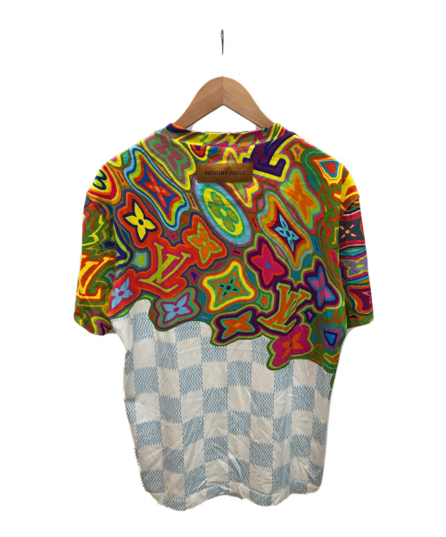 LOUIS VUITTON（ルイ ヴィトン）LOUIS VUITTON (ルイ ヴィトン) ダミエLVロゴtシャツ マルチカラー サイズ:SIZE Mの古着・服飾アイテム