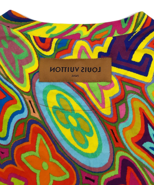 LOUIS VUITTON（ルイ ヴィトン）LOUIS VUITTON (ルイ ヴィトン) ダミエLVロゴtシャツ マルチカラー サイズ:SIZE Mの古着・服飾アイテム