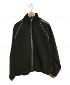 GUCCIグッチ）の古着「GG ジャージージャカード ジップジャケット」｜ブラック