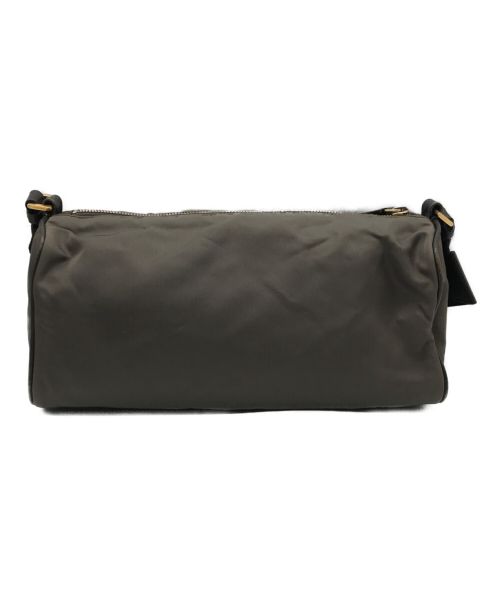 PRADA（プラダ）PRADA (プラダ) ナイロンショルダーバッグ グレーの古着・服飾アイテム