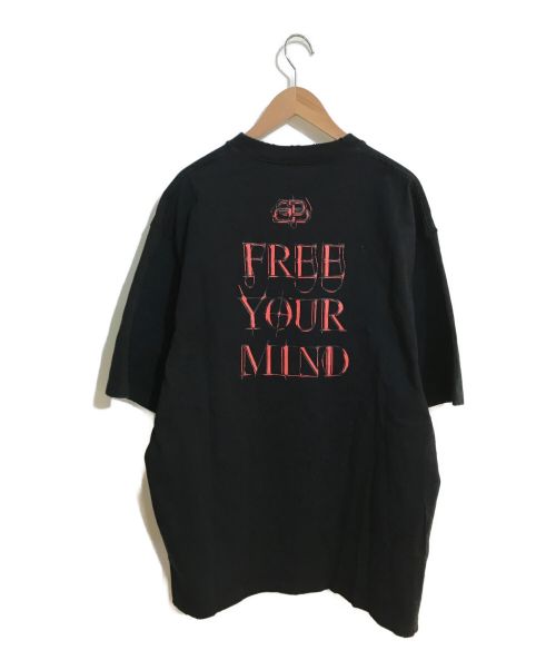 BALENCIAGA（バレンシアガ）BALENCIAGA (バレンシアガ) GOTHIC XL Tシャツ ブラック サイズ:Ｌの古着・服飾アイテム