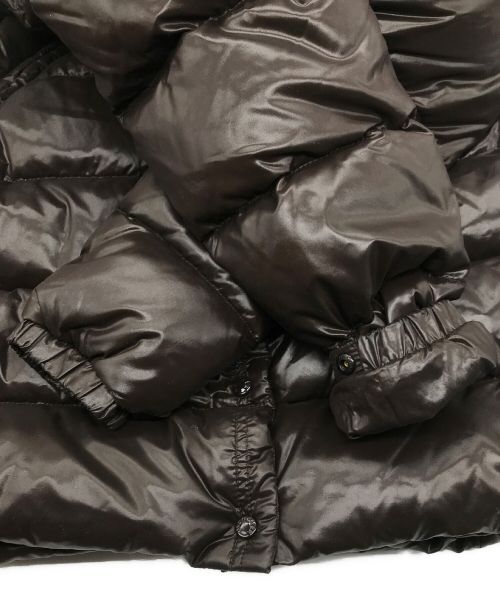 MONCLER（モンクレール）MONCLER (モンクレール) ダウンコート ブラウン サイズ:SIZE 0の古着・服飾アイテム