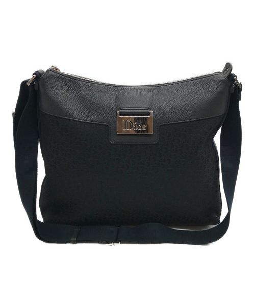 Christian Dior（クリスチャン ディオール）Christian Dior (クリスチャン ディオール) トロッターショルダーバッグ ブラックの古着・服飾アイテム