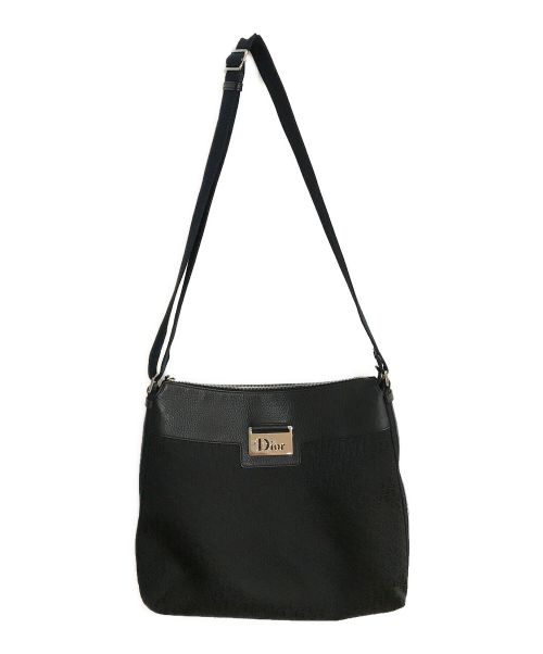 Christian Dior（クリスチャン ディオール）Christian Dior (クリスチャン ディオール) トロッターショルダーバッグ ブラックの古着・服飾アイテム