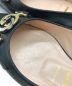 中古・古着 GUCCI (グッチ) インターロッキングG ミュールパンプス ブラック サイズ:36：19800円