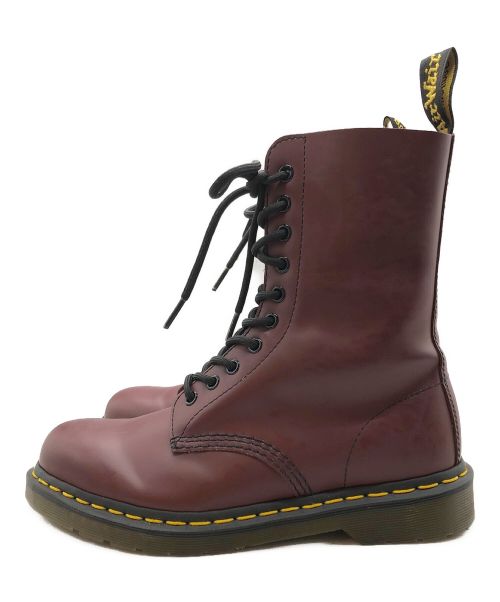 Dr.Martens（ドクターマーチン）Dr.Martens (ドクターマーチン) 10ホールブーツ バーガンディー サイズ:UK6の古着・服飾アイテム